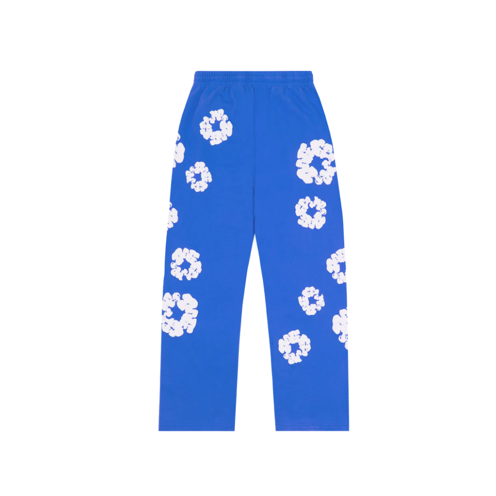 Denim Tears Cotton Wreath Blue Sweatpants